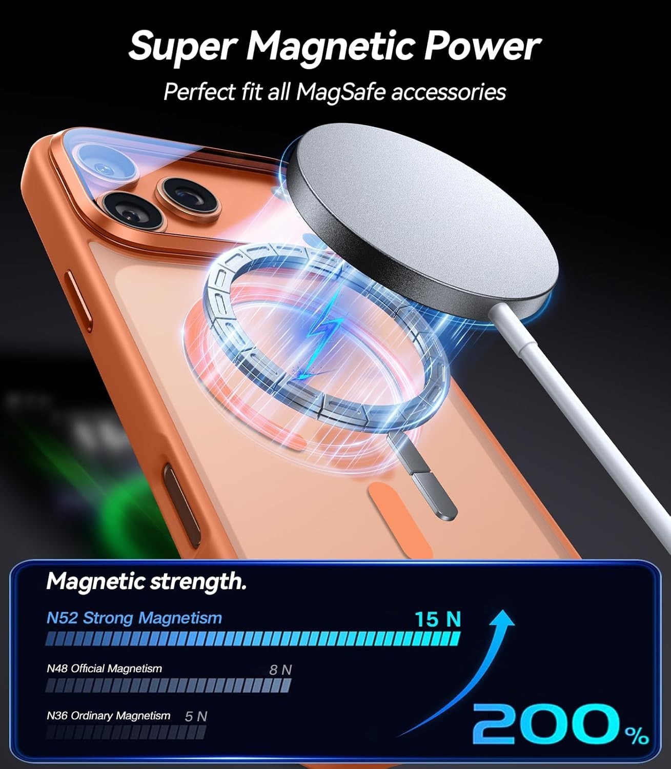 MagSafe Shockproof Kickstand Case with Camera Protection for iPhone 17 Series - image 6
