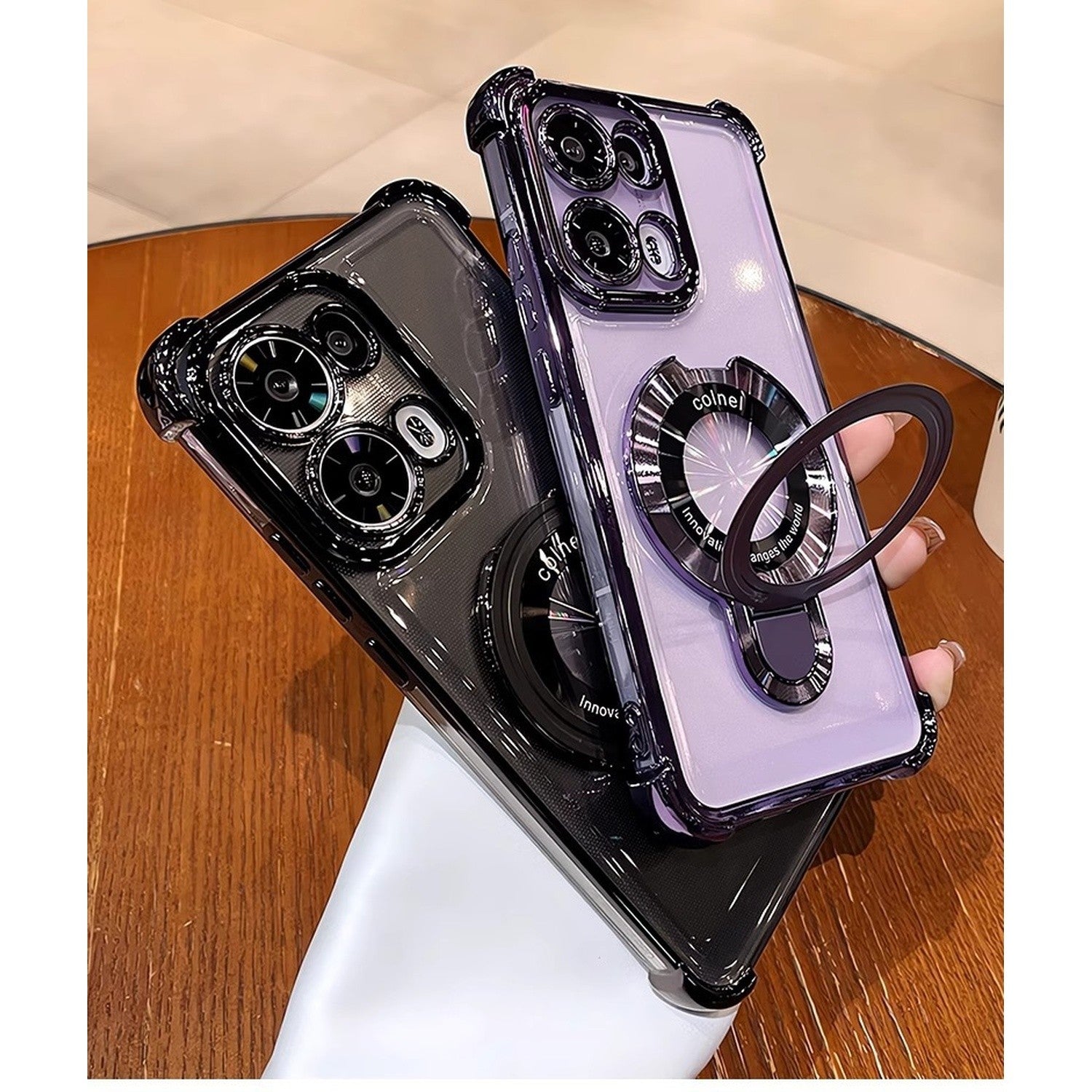 OPPO A Series MagSafe Shockproof Bumper Kickstand Case - image 6