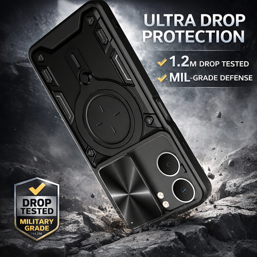OPPO A Series Shockproof Magnetic Kickstand Case - image 3