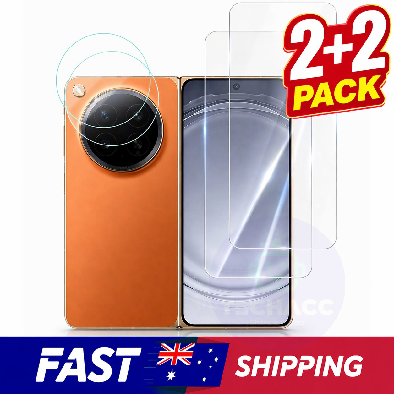 Screen & Camera Glass Protector Set for OPPO Find N6 5G - image 2