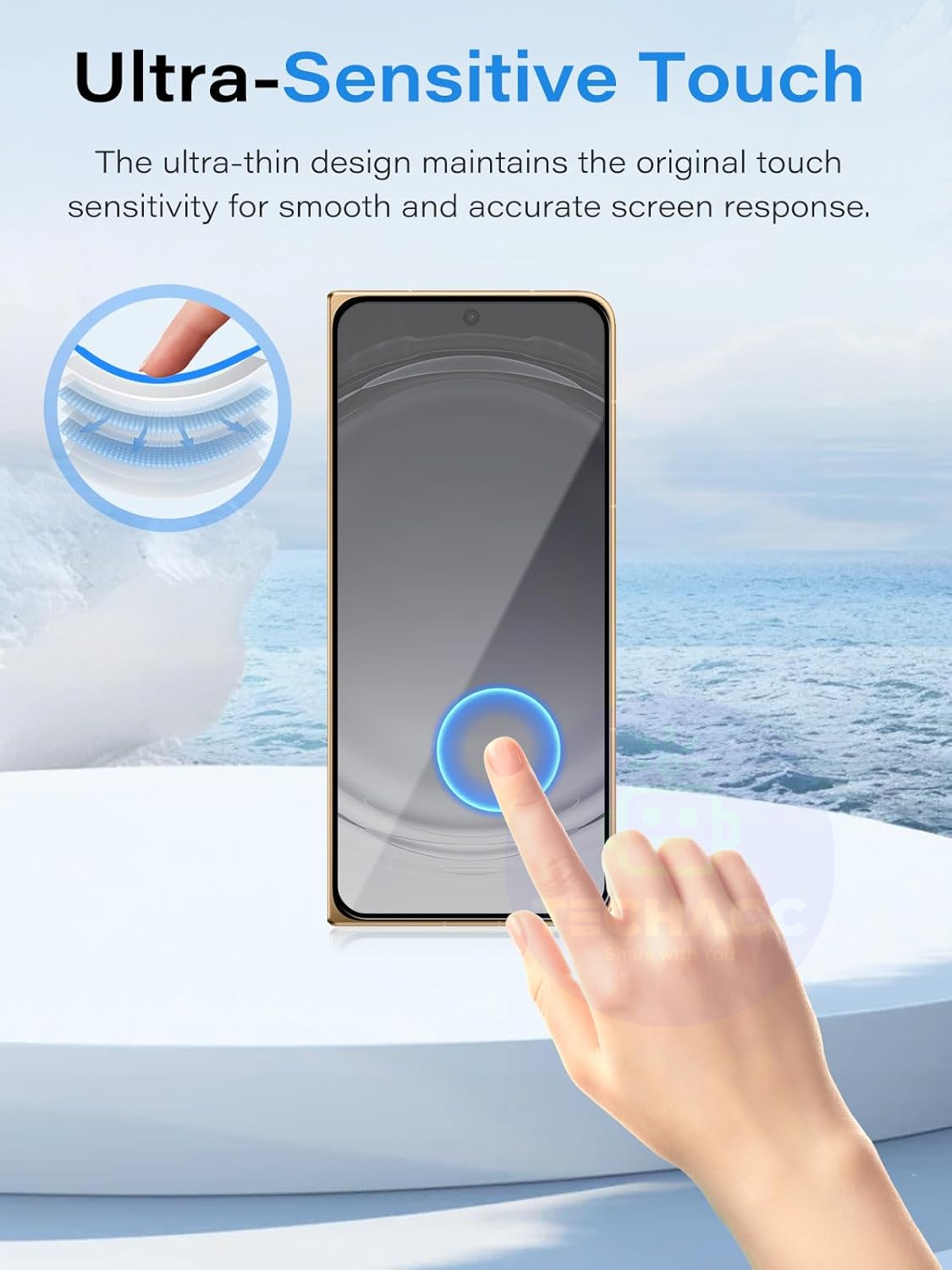 Screen & Camera Glass Protector Set for OPPO Find N6 5G - image 5