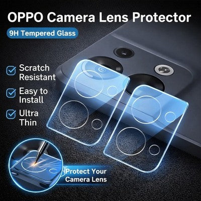 1/2x For OPPO Reno 15 13 12 F A6 A5X A5 A80 Find X9 Glass Lens Camera Protector - image 2