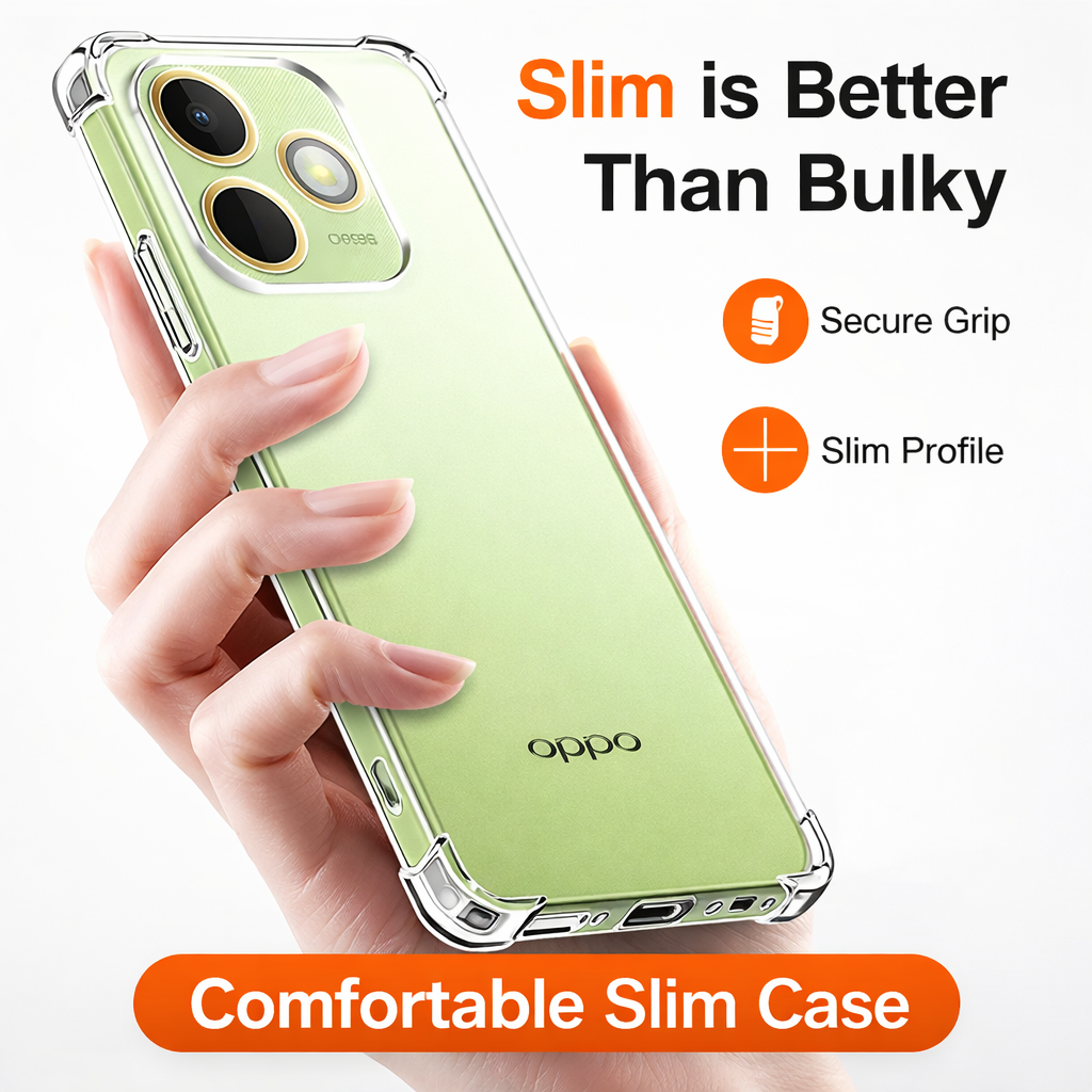 For OPPO A6 A6X A5 Pro A5X Reno 15 13 F 11 A80 60 5G Case Clear Shockproof Cover - image 7