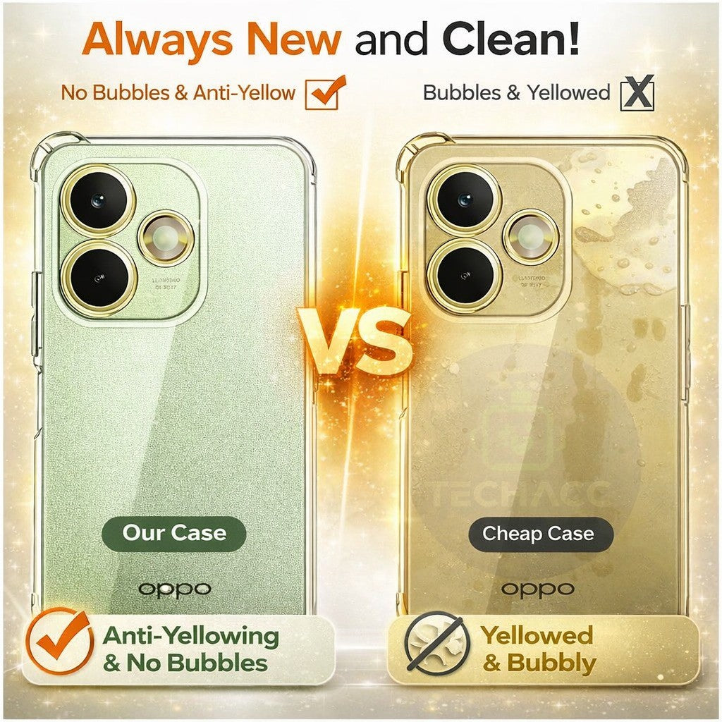 For OPPO A6 A6X A5 Pro A5X Reno 15 13 F 11 A80 60 5G Case Clear Shockproof Cover - image 8