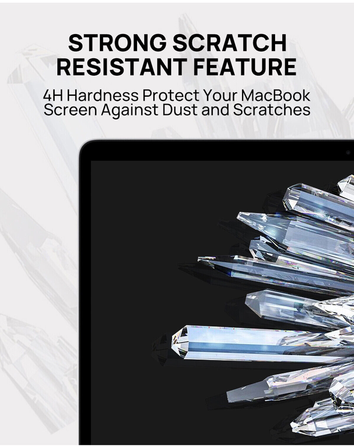 2 Pack of Clear Screen Protector Film For Macbook Pro 14" 16" A2991 A2992 M3 Pro