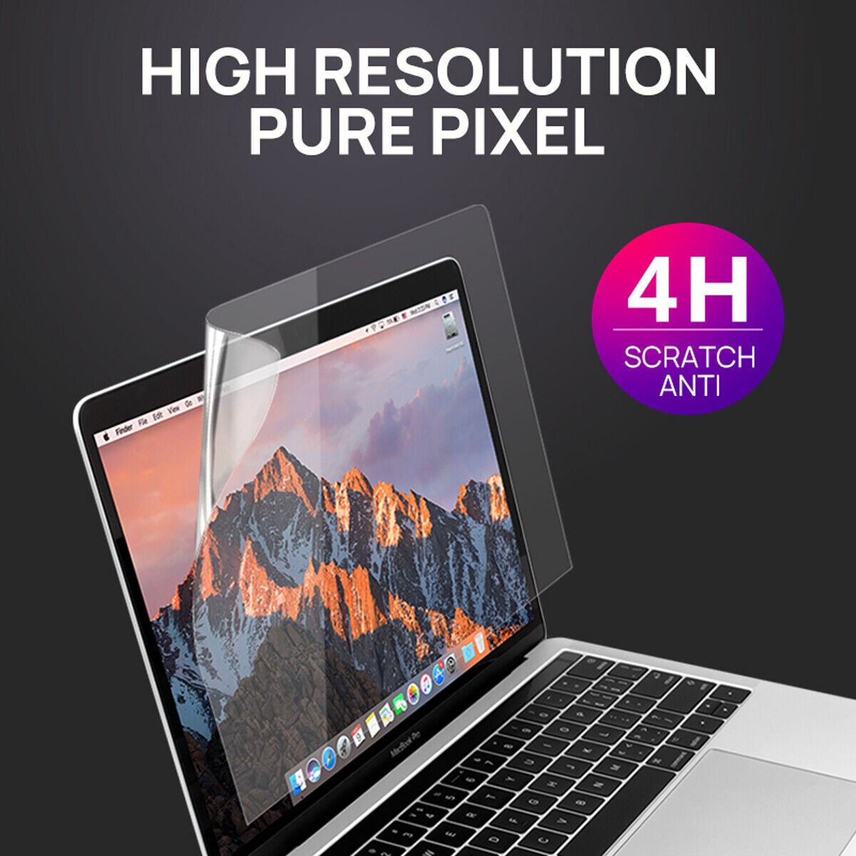 2 Pack of Clear Screen Protector Film For Macbook Pro 14" 16" A2991 A2992 M3 Pro