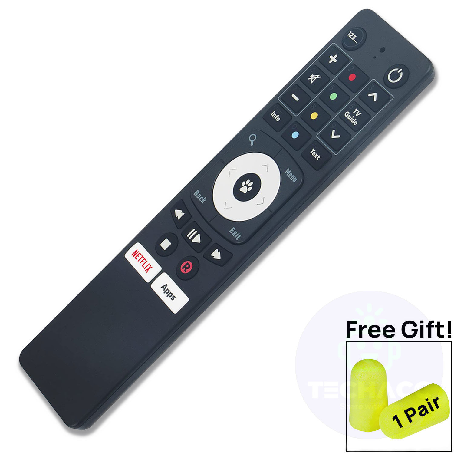 Remote Control For Fetch TV, Fetch Mini 4K, Mighty PVR, Mini & Gen 2 Set Top Box