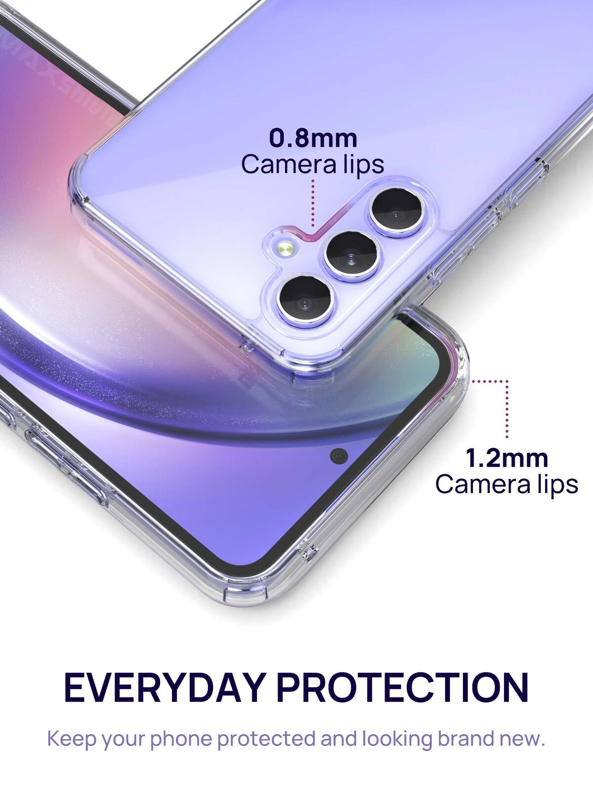 For Samsung Galaxy A05S 4G Case Shockproof Clear Slim Cover