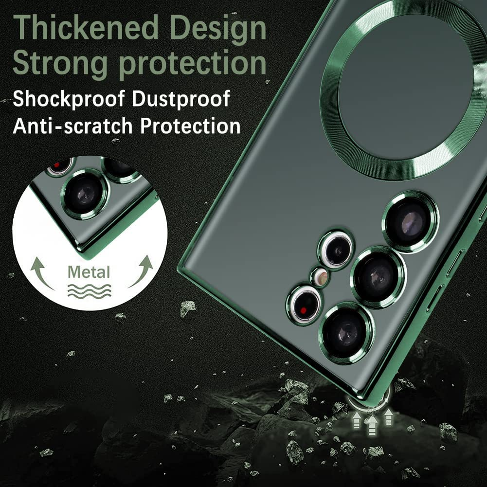 For Samsung Galaxy S23 FE 5G Shockproof Mag Safe Magnetic Case Cover