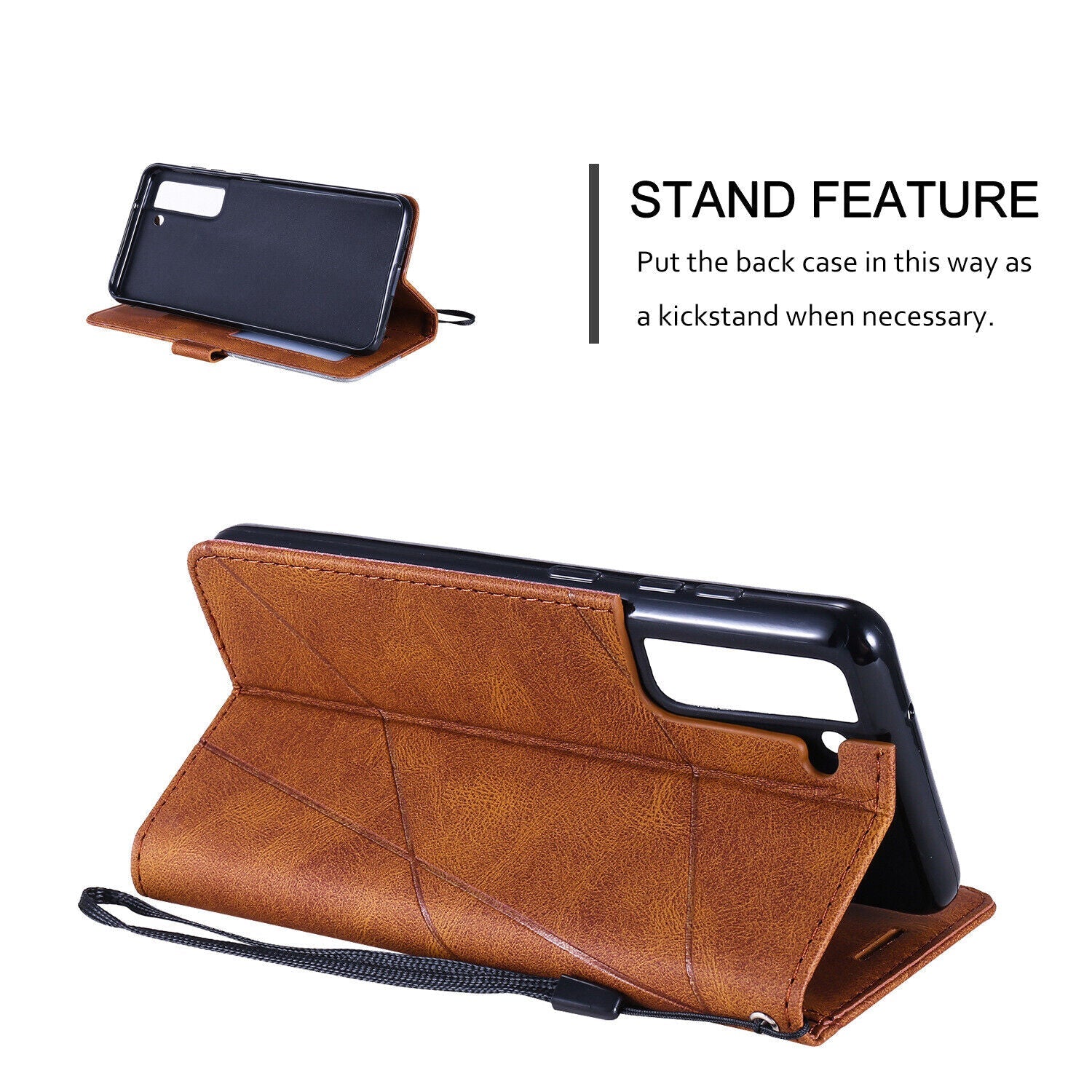 For Samsung S24 S23 Plus Ultra S22 S21 Case Wallet Leather Card Flip Cover