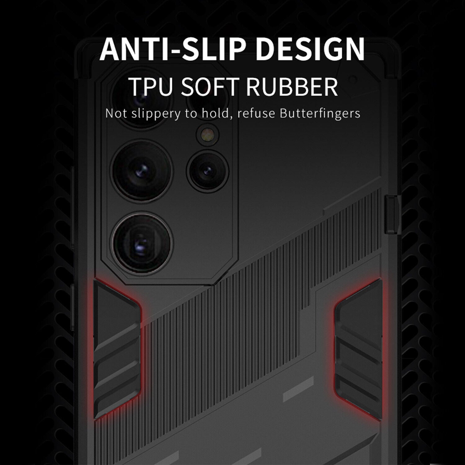 For Samsung S24 Ultra Plus 5G Case Shockproof Heavy Duty Stand Cover