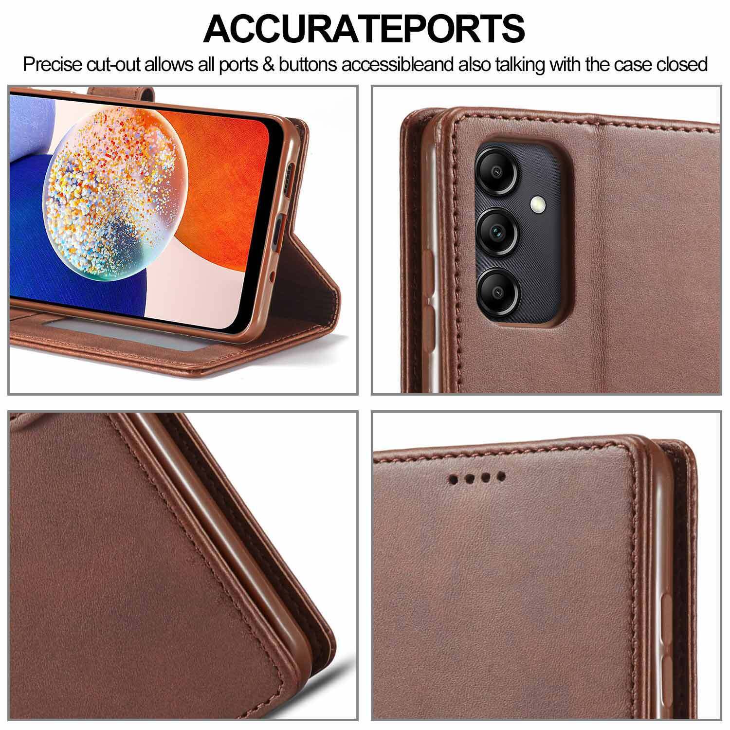 For Samsung Galaxy A05S A54 A34 A35 A55 5G Case Wallet Leather Card Flip Cover