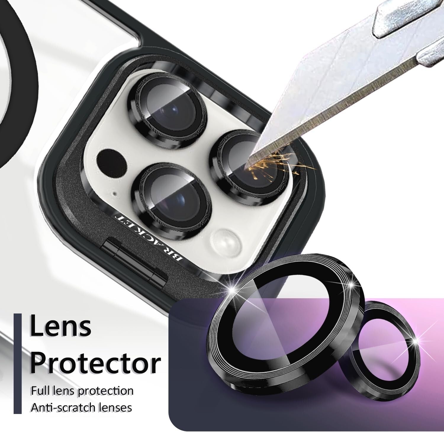 For iPhone 17 Pro Max Air Shockproof MagSafe Stand Case Camera Protector