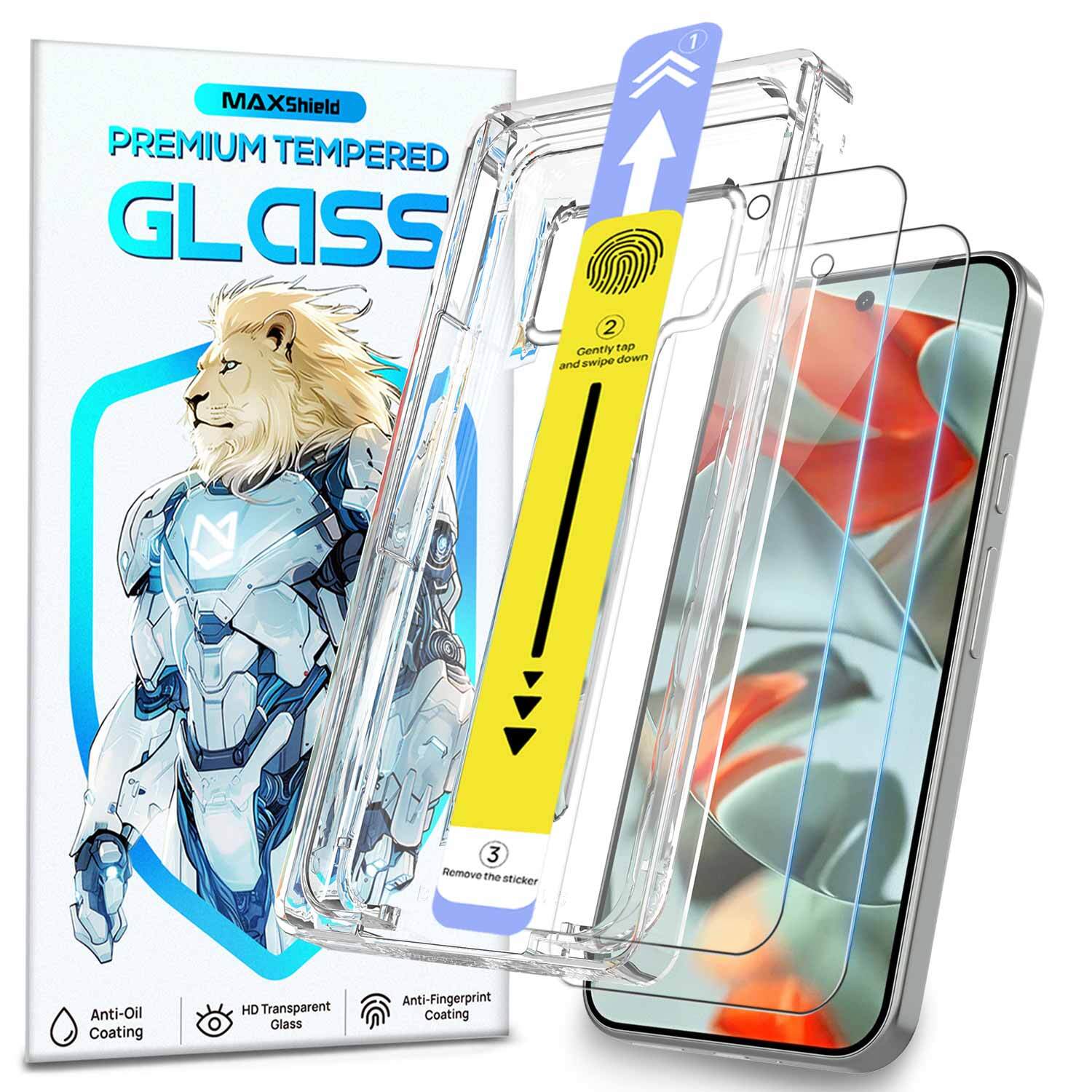 2X For Google Pixel 10/10 Pro/10 Pro XL Glass Screen Protector EASY INSTALL