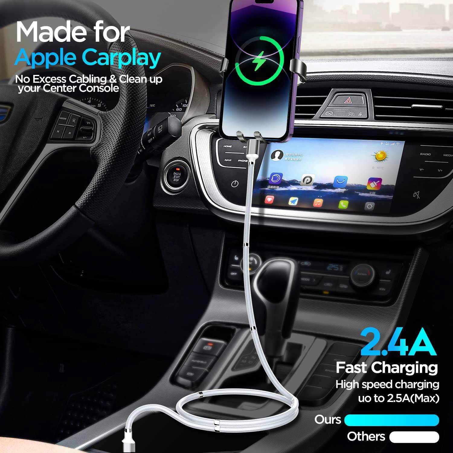 Magnetic USB C to iPhone Cable Type C Charging Data Cord Cable For iPhone iPad