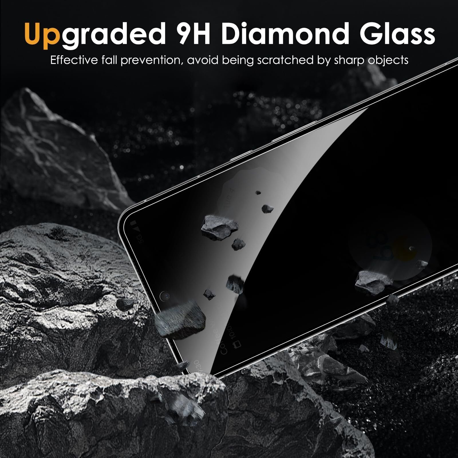 2XMAXSHIELD Privacy Glass Screen Protector For Google Pixel 9 Pro XL