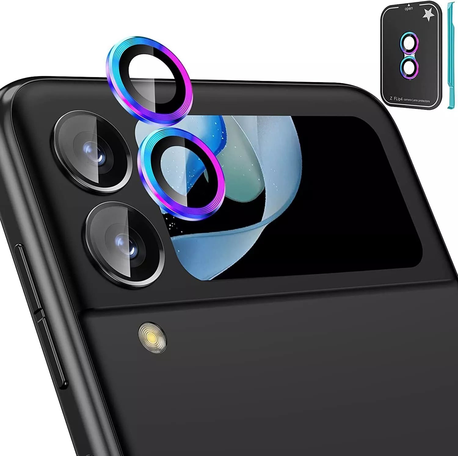 For Samsung Galaxy Z Fold/Flip 6 Camera Lens Tempered Glass Full Protector