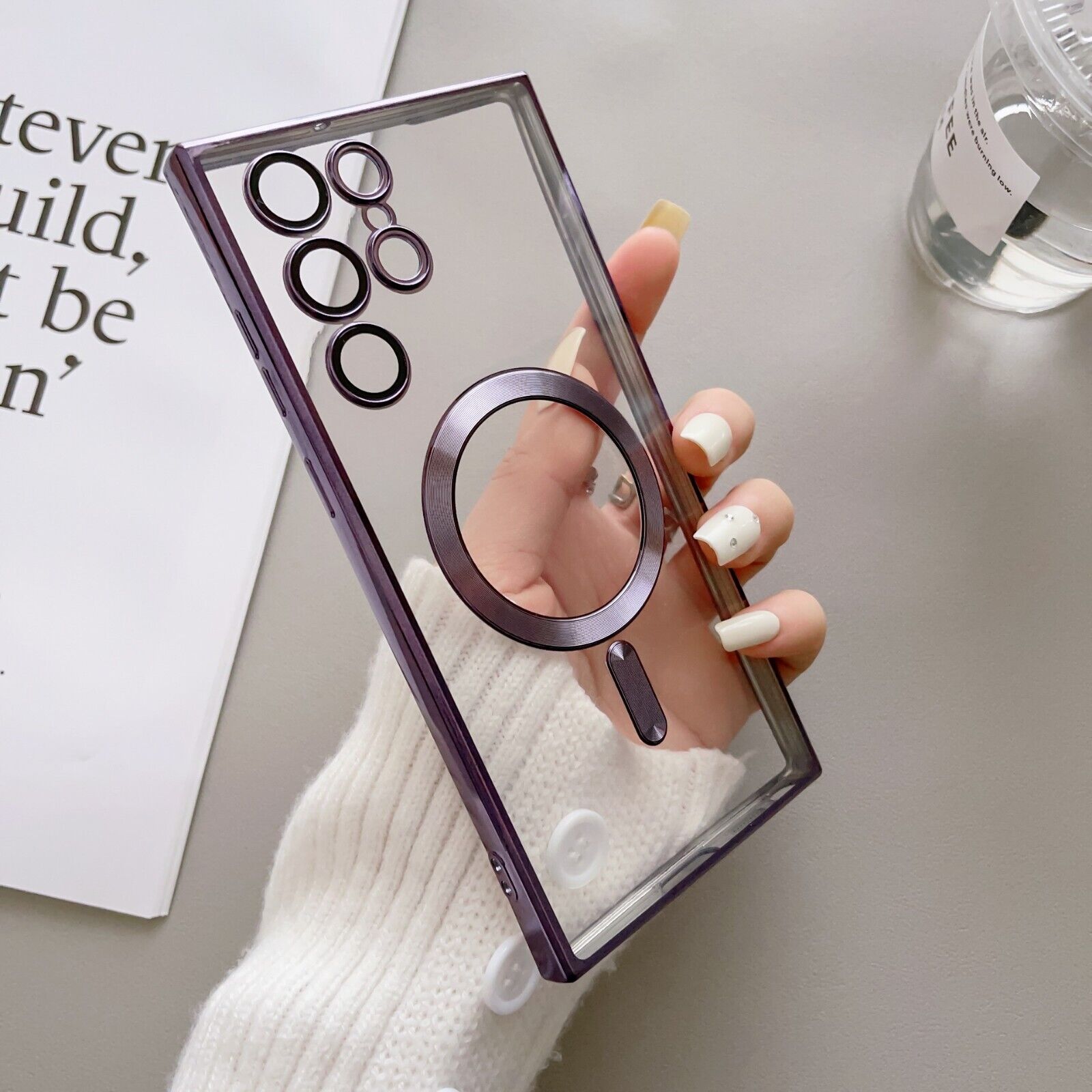 For Samsung Galaxy S23 FE 5G Shockproof Mag Safe Magnetic Case Cover