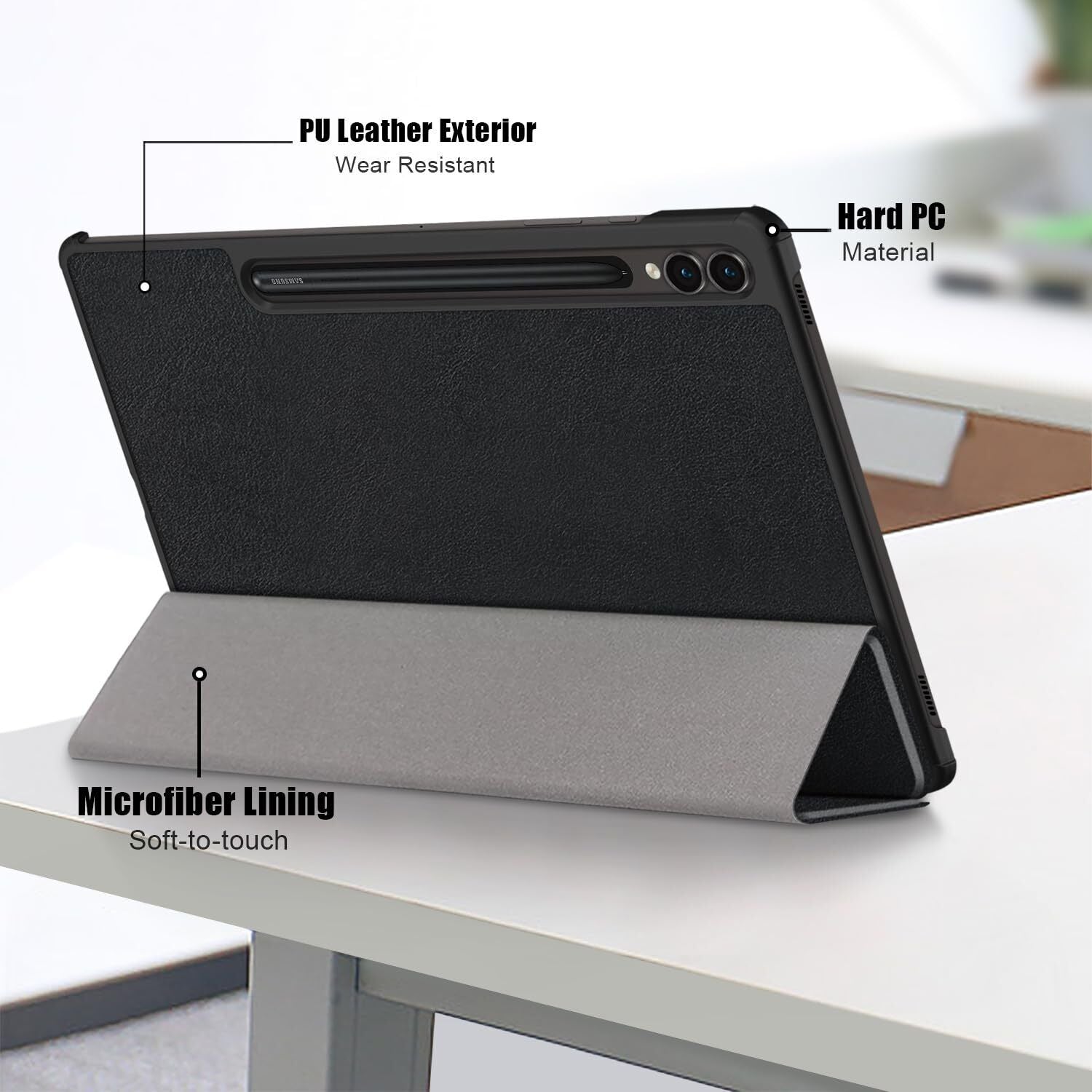 For Galaxy Tab A9 A9Plus Smart Leather Stand Case Cover