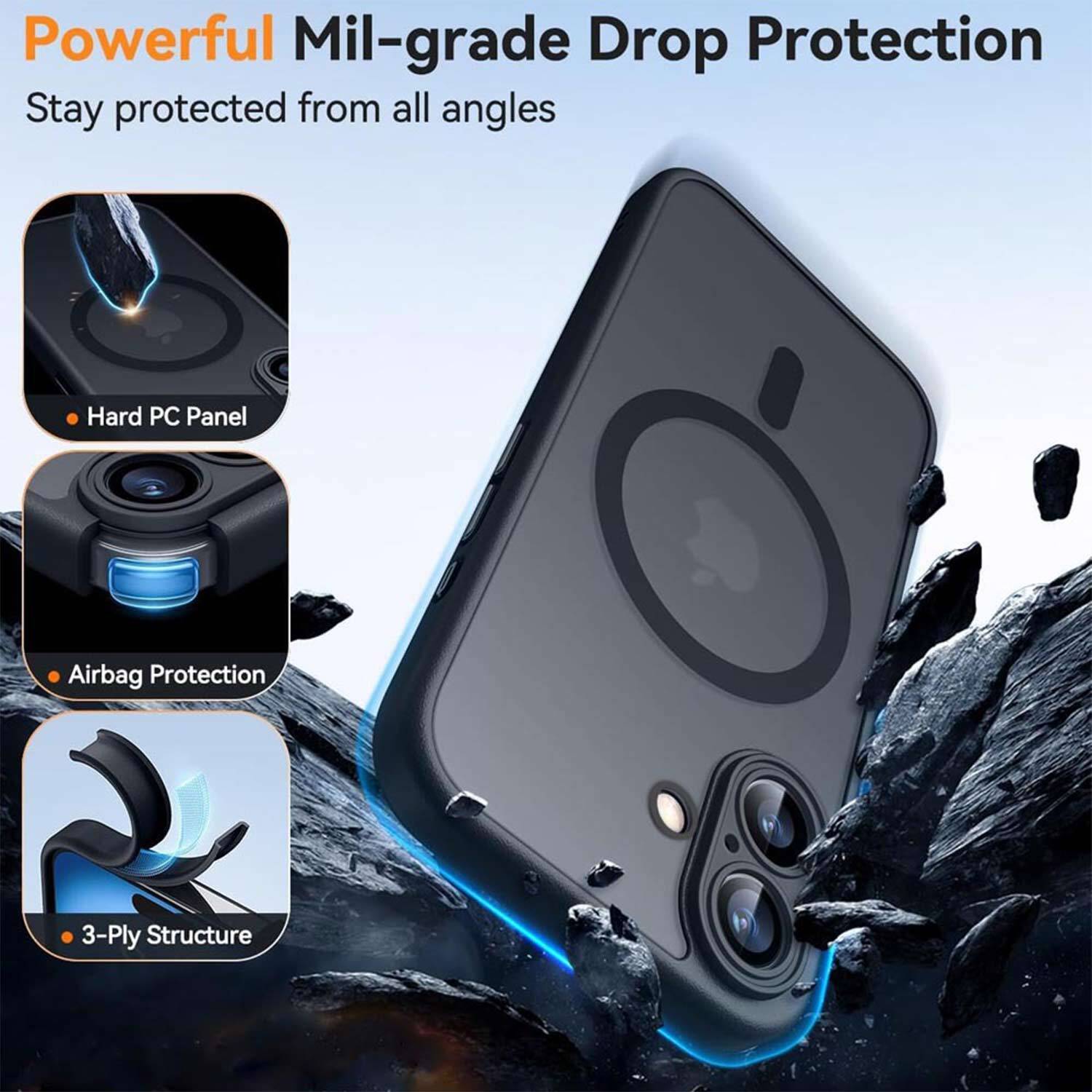 For iPhone 17 Pro Max Air Shockproof Magsafe Case Cover Camera Protection