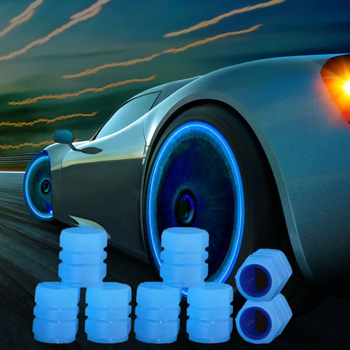 4 Pcs Tyre Valve Caps Stems Wheel Tire Truck Cover Bike Screw Motorbike Dust Air