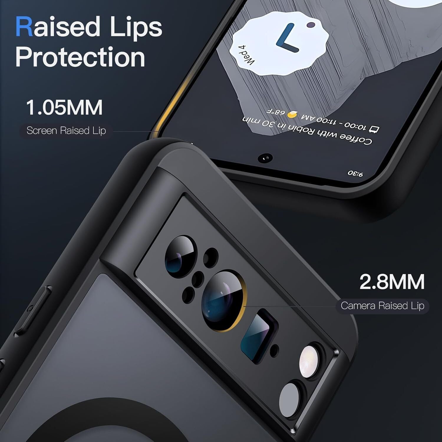 For Google Pixel 9 Pro Case Magsafe Magnetic Shockproof Matte Cover