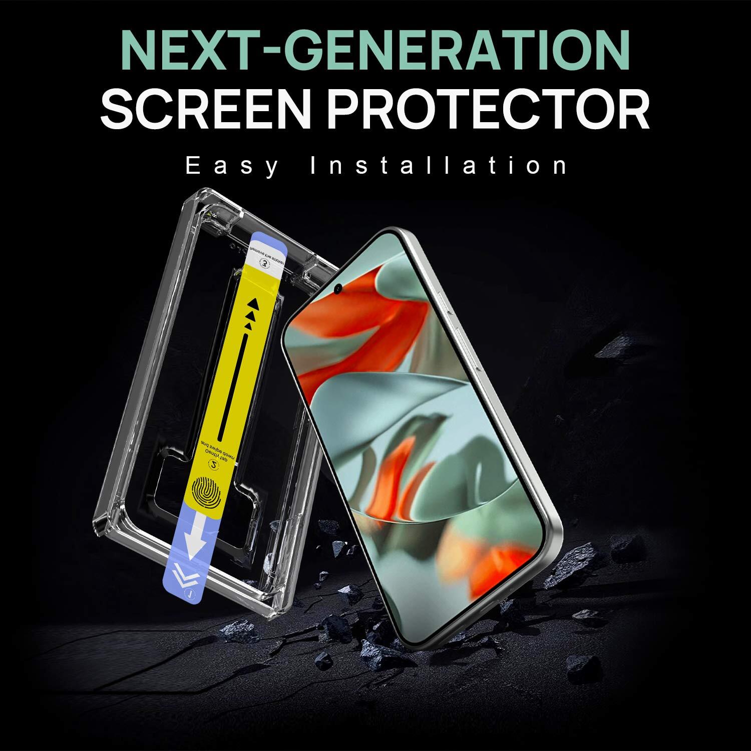 2X For Google Pixel 10/10 Pro/10 Pro XL Glass Screen Protector EASY INSTALL