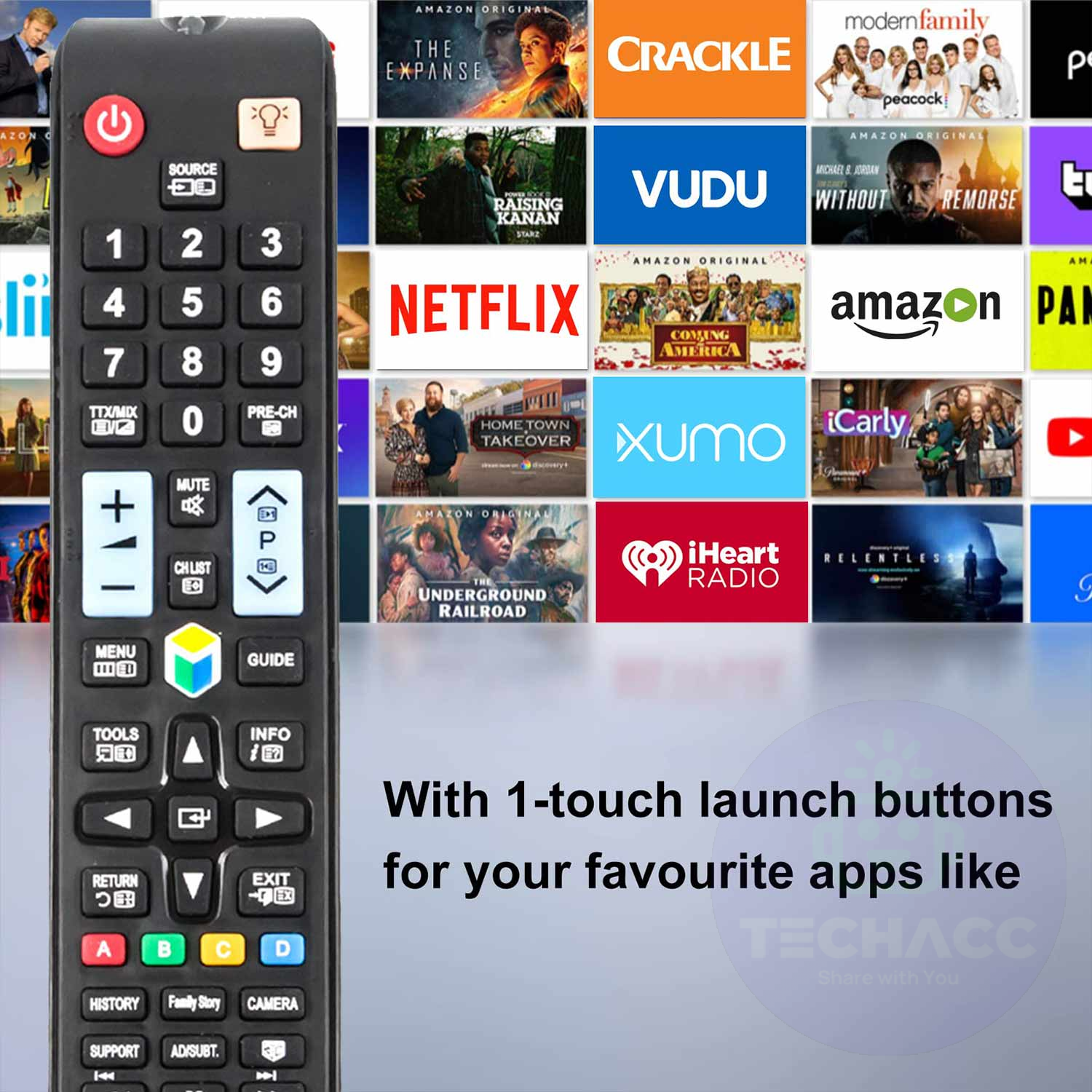 For Samsung Universal TV Smart Remote Control Replacement AA59-00638A LCD LED