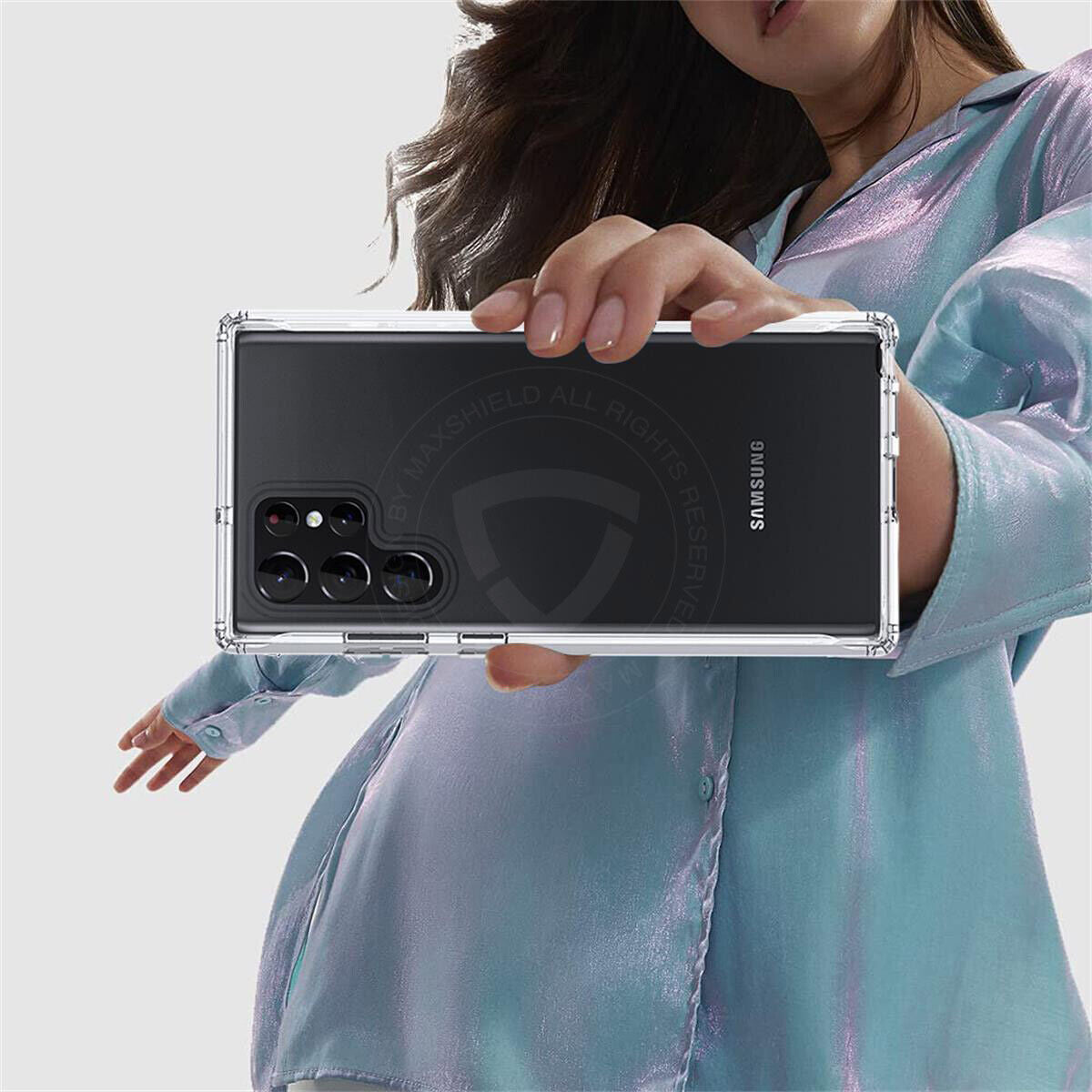 For Galaxy S23 FE Case Clear Shockproof 360 Full Body Cover