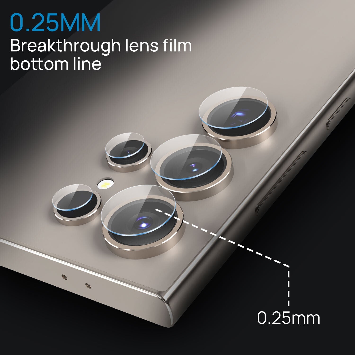 For Samsung S24 Ultra Plus Camera Tempered Glass Protector