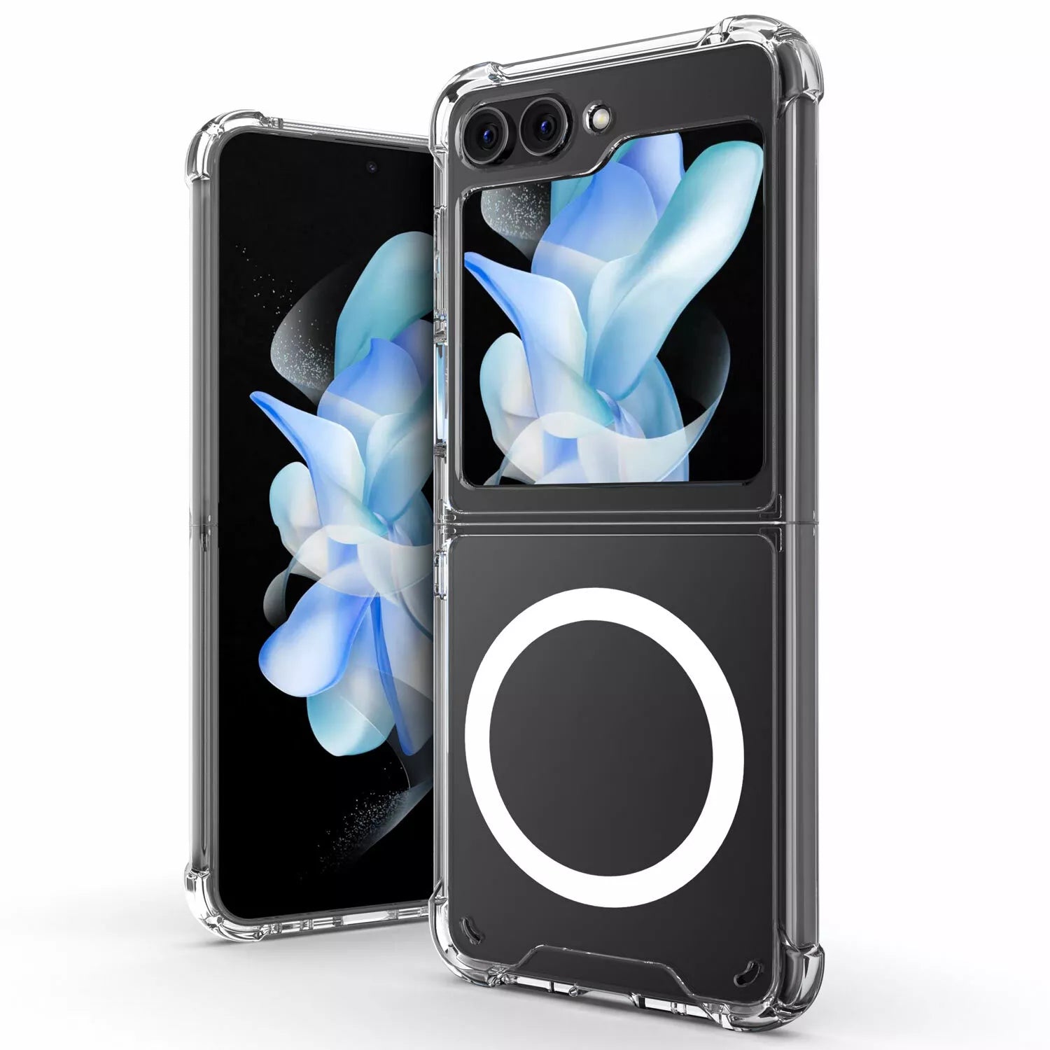 For Samsung Galaxy Z Fold 6 Flip 6 Case Magnetic Clear Shockproof Cover
