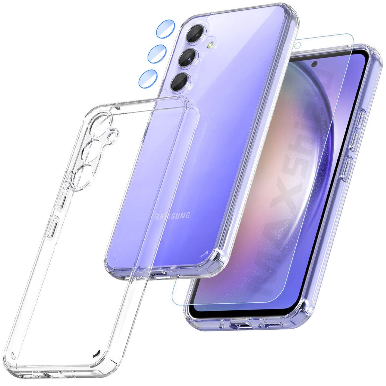 For Samsung Galaxy A05S 4G Case Shockproof Clear Slim Cover