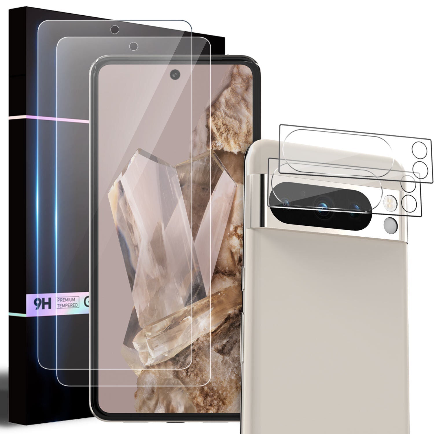 [2+2] For Google Pixel 9 Pro Glass Screen+Camera Lens Protector