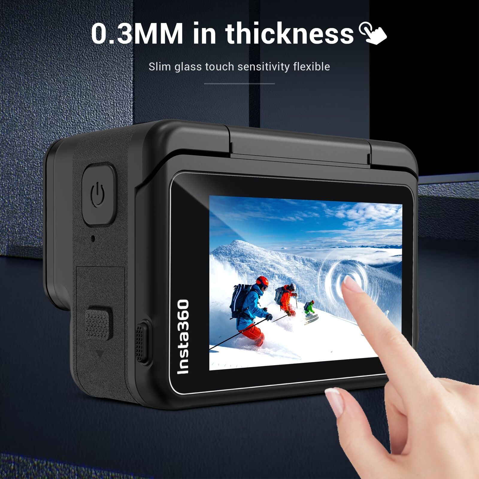 For Insta 360 ACE Pro ONE RS Go 3 Tempered Glass Screen Camera Protector