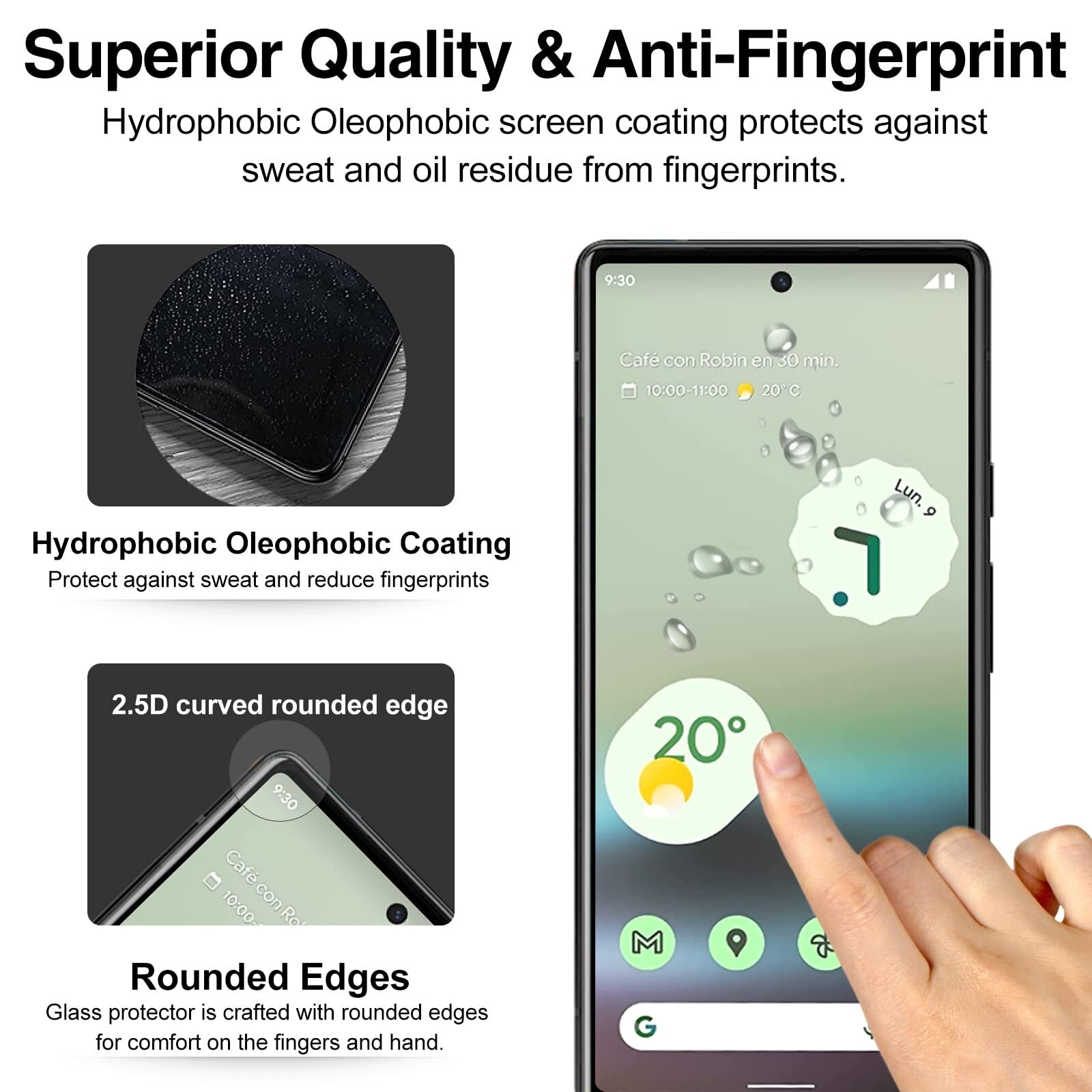 [2+2] For Google Pixel 10 Pro XL Glass Screen Camera Lens Protector