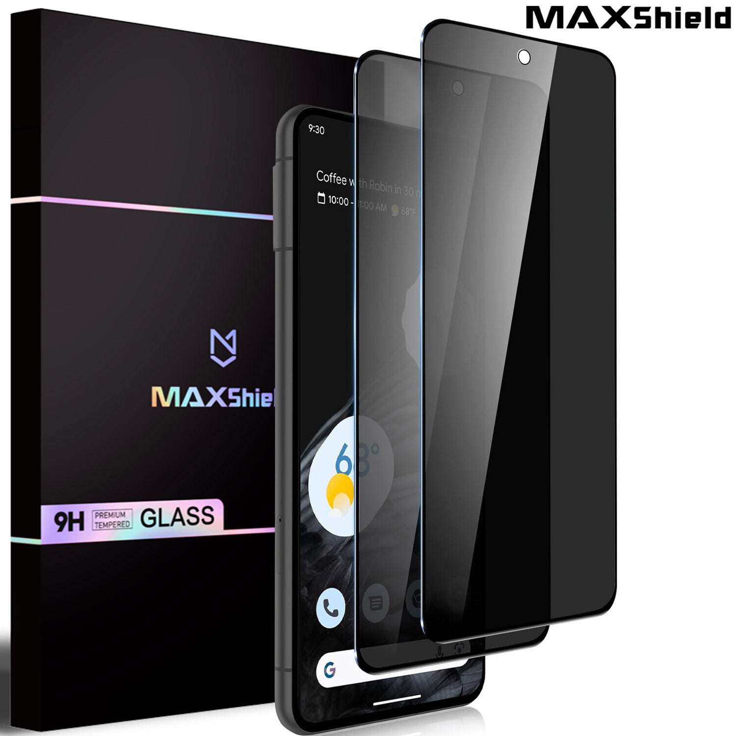 MAXSHIELD Privacy Glass Screen Protector For Google Pixel 10/10 Pro/ 10 Pro XL