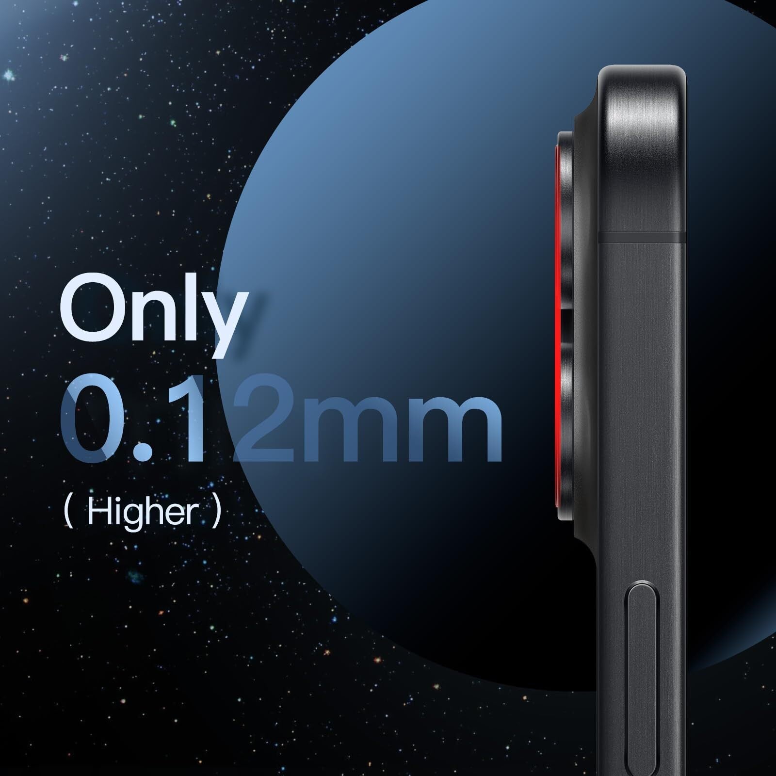 For Apple iPhone 17 Pro Max Air Camera Lens Metal Glass Ring Protector