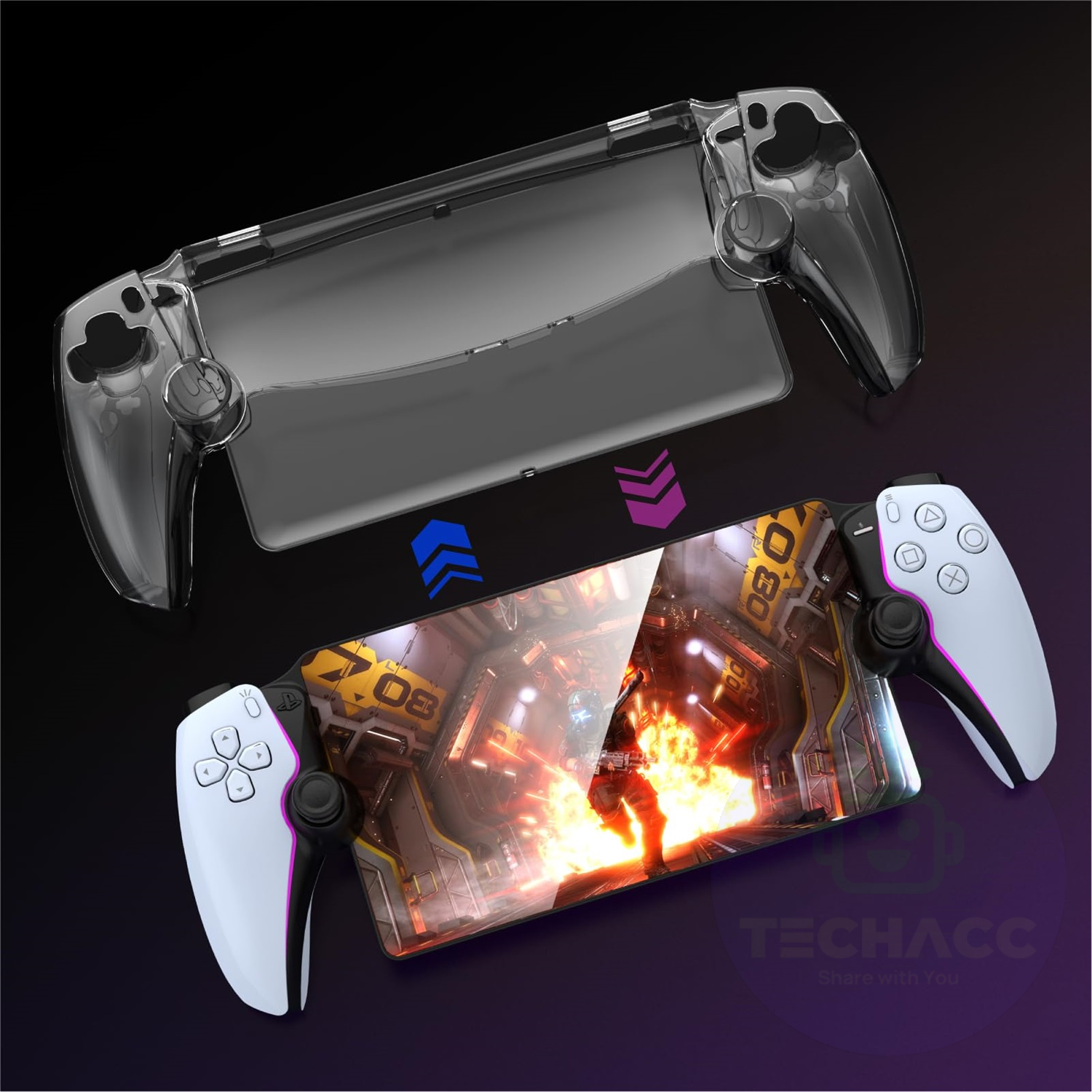 For Sony PS5 PlayStation Portal Remote Player Case Game Console Protective Cover