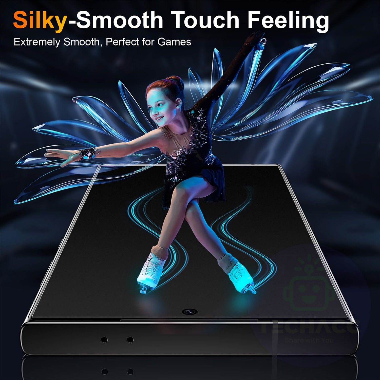 2xFor Samsung A15 A54 Matte Tempered Glass Screen Protector