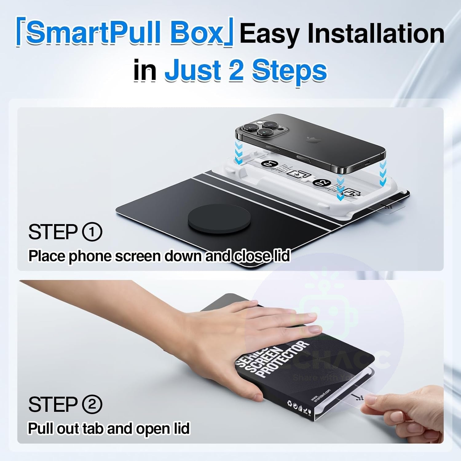 2xFor iPhone 17 Pro Max Air EasyInstall Tempered Glass Screen Protector