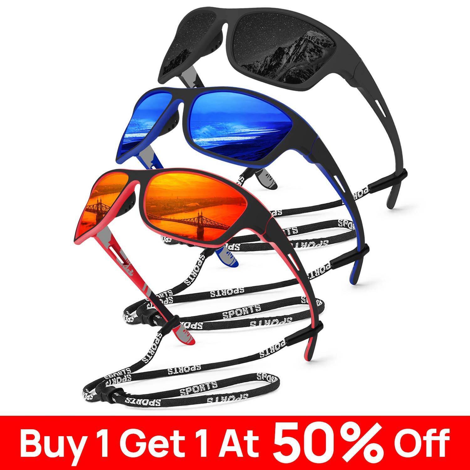 Men Polarized Sunglasses UV400 Glasses Fishing Sports Driving Cycling Eyewear