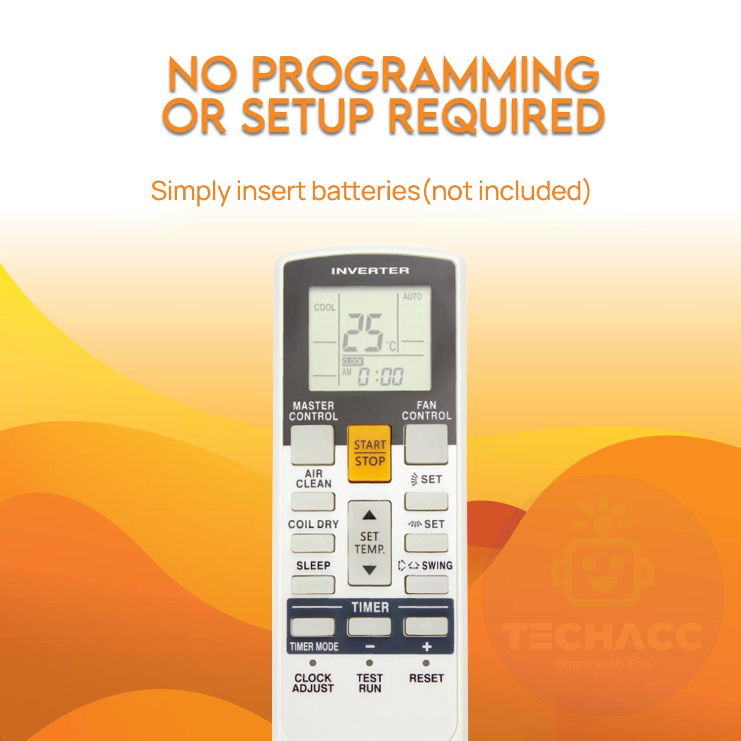 For Fujitsu Air Conditioner Remote Control AR-RY3 AR-RY4 AR-RY5 AR-RY12 AR-RY14