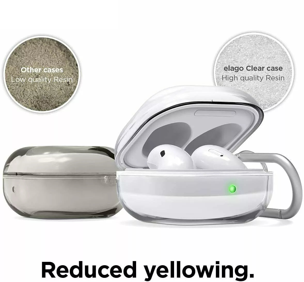 Clear Protective Cover Case For Samsung Galaxy Buds 3 Pro Live FE Earbuds