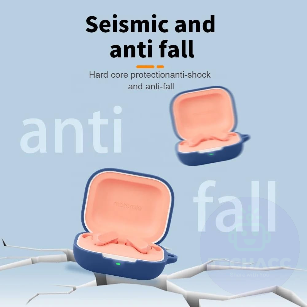 For Moto Buds + PLus Case Cover Shockproof Silicone Soft Full Protective AU