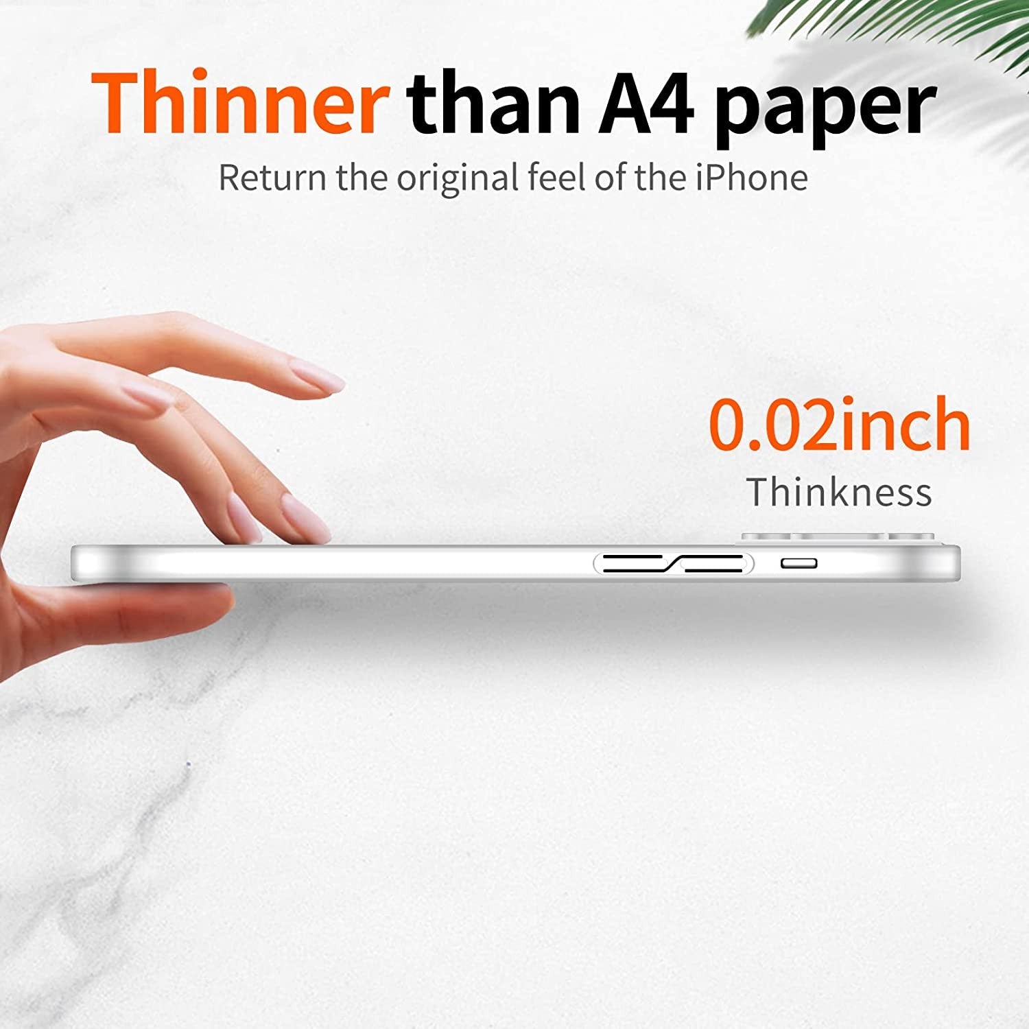 For iPhone 17 Pro Max Air Case Thin Matte Slim Shockproof Clear Cover