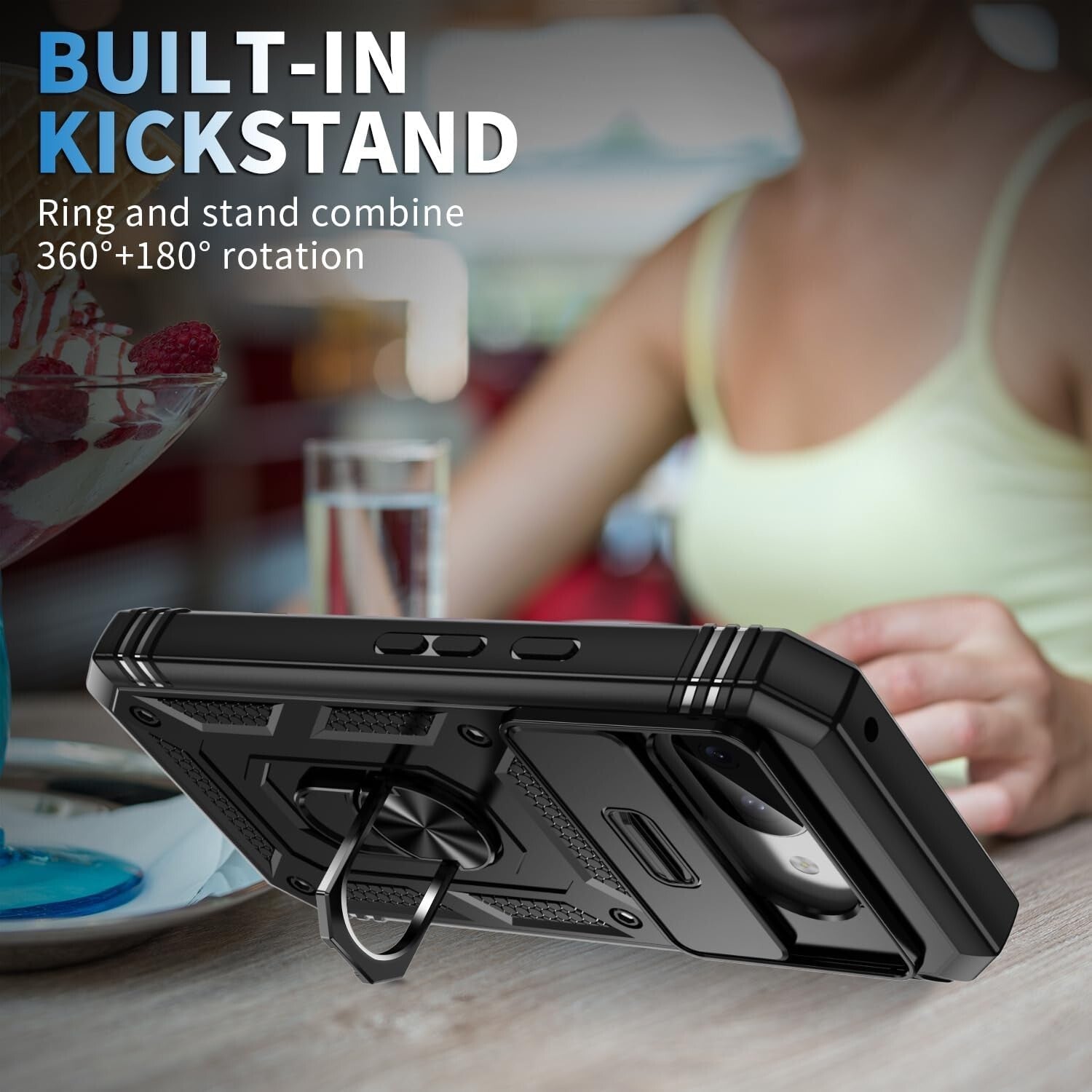 For Google Pixel 10 /10 Pro/10 Pro XL Case Rugged Shockproof Heavy Duty Ring Cover