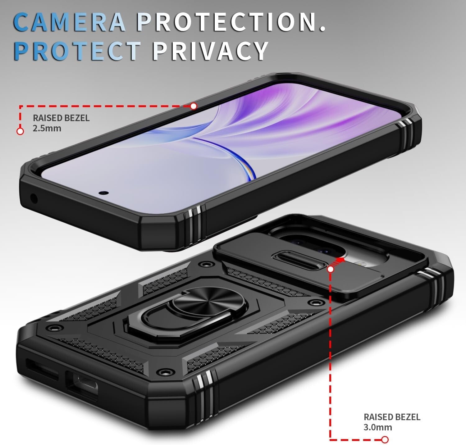 For Google Pixel 10 /10 Pro/10 Pro XL Case Rugged Shockproof Heavy Duty Ring Cover