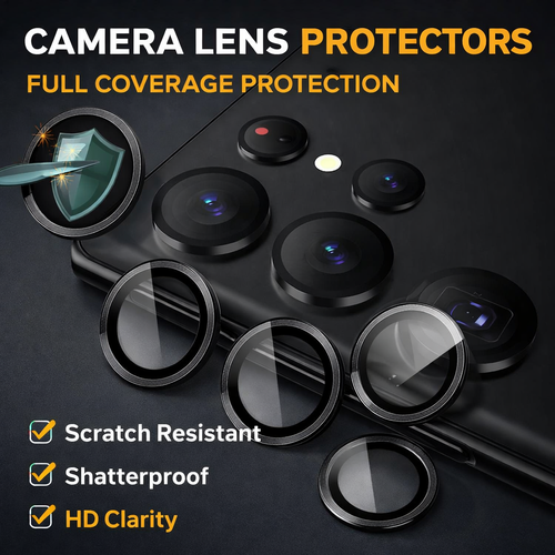 For Samsung Galaxy S25 Series Metal Camera Lens Cover Protector - detail image 8