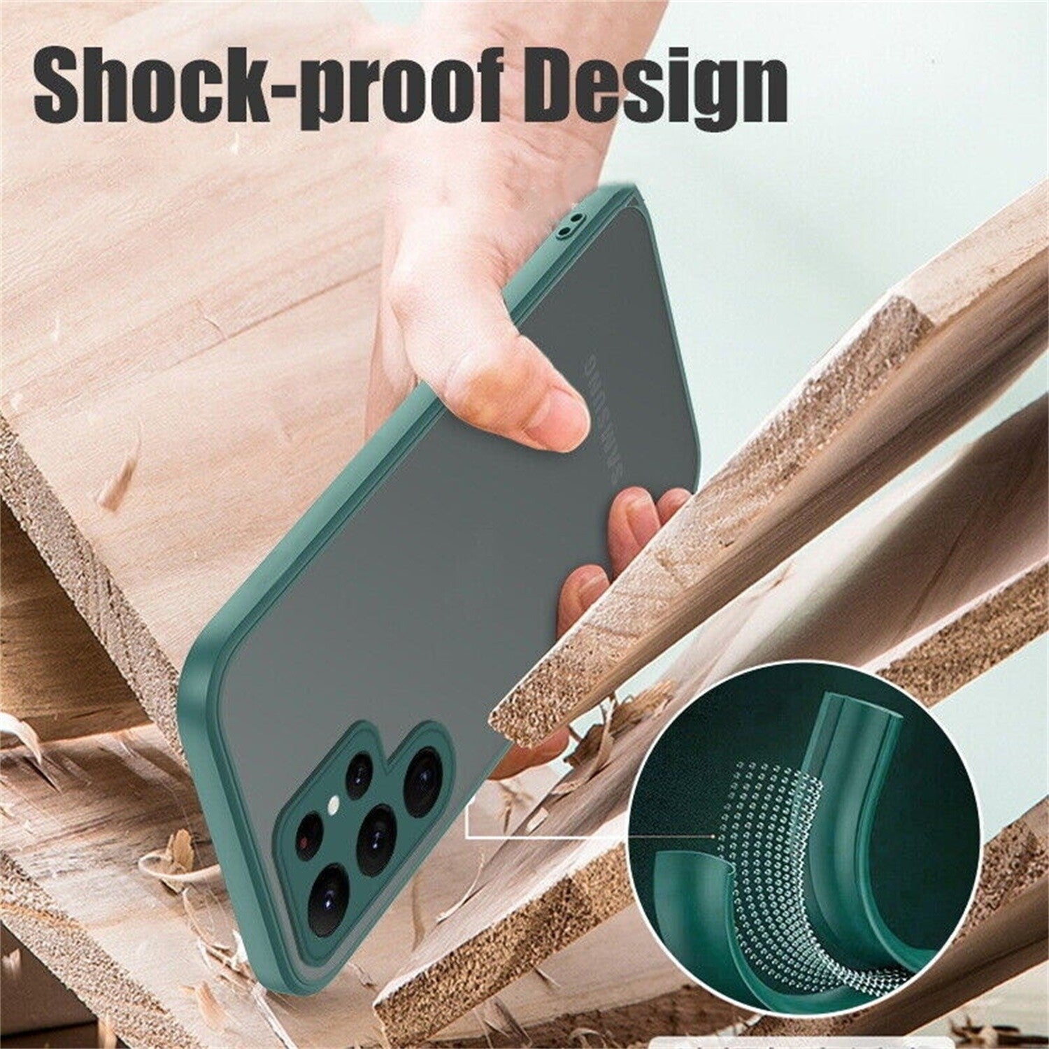 For Samsung Galaxy S25 Series Shockproof Armor Matte Bumper Case - detail image 8