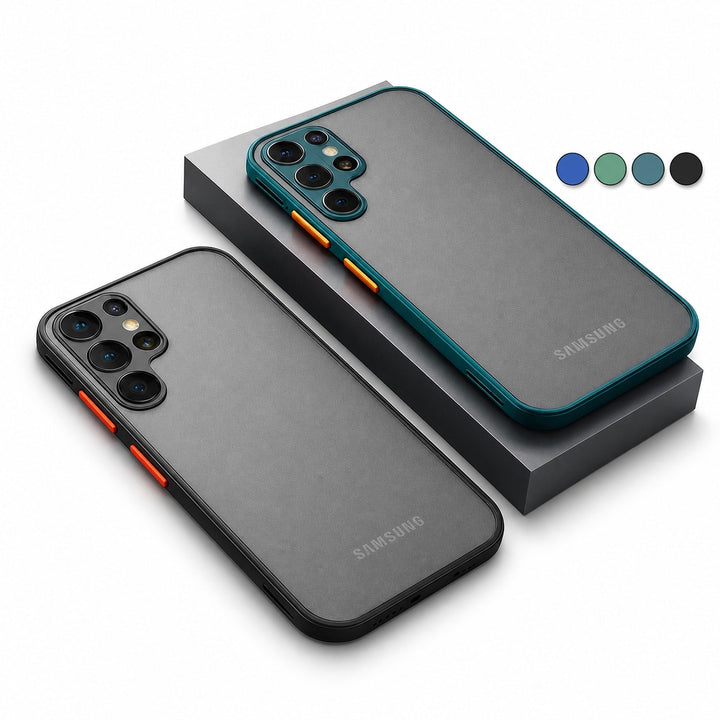 For Samsung Galaxy S25 Series Shockproof Armor Matte Bumper Case - main image